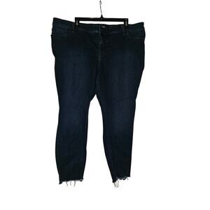 Old Navy Women's Skinny Jeans - Dark Blue - Size 22